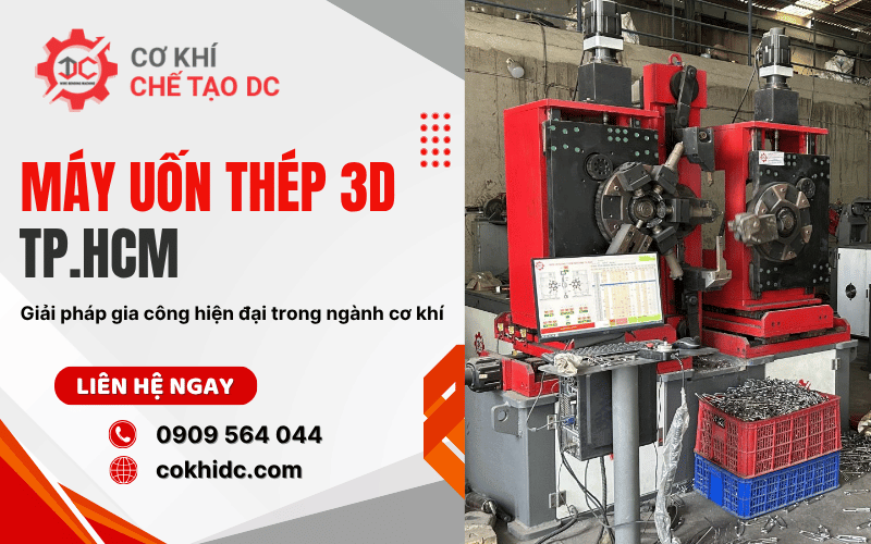 Máy uốn thép đa năng, giá tốt cho xưởng cơ khí tại TPHCM