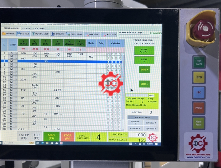 Máy uốn dây thép 3d xoay đầu -Ông vua tốc độ